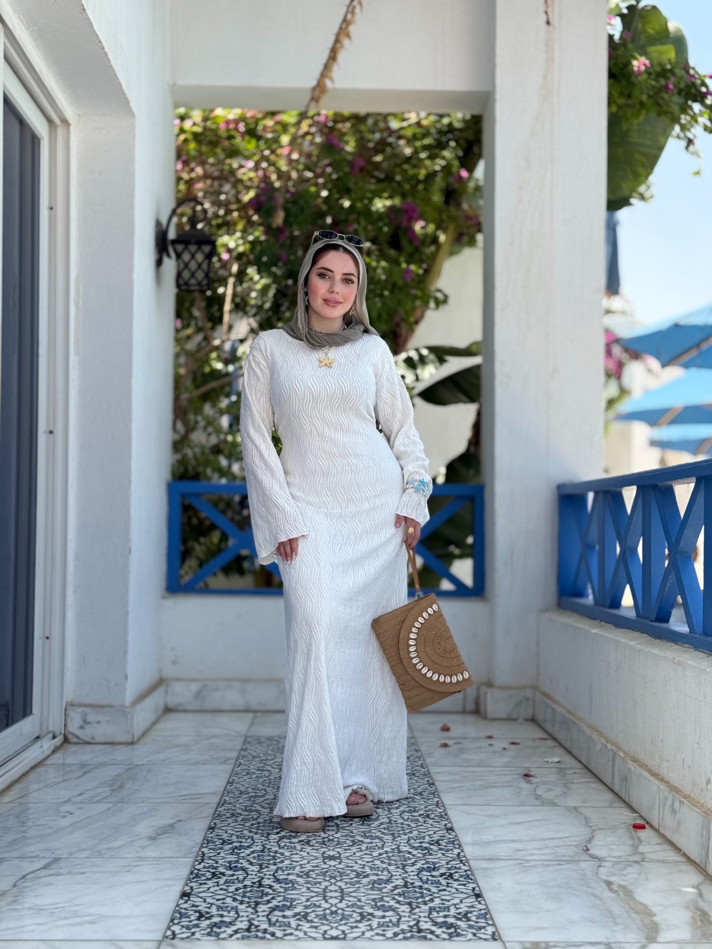 Guipure Beach Dress - Off White