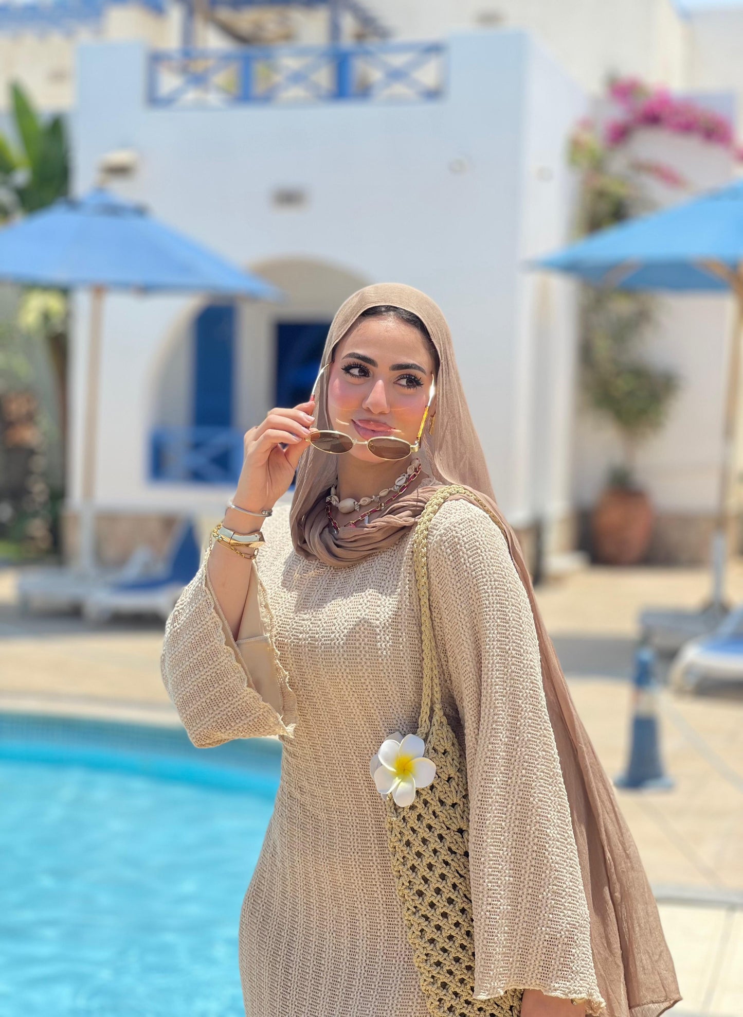 Georgette beach dress – airy & chic