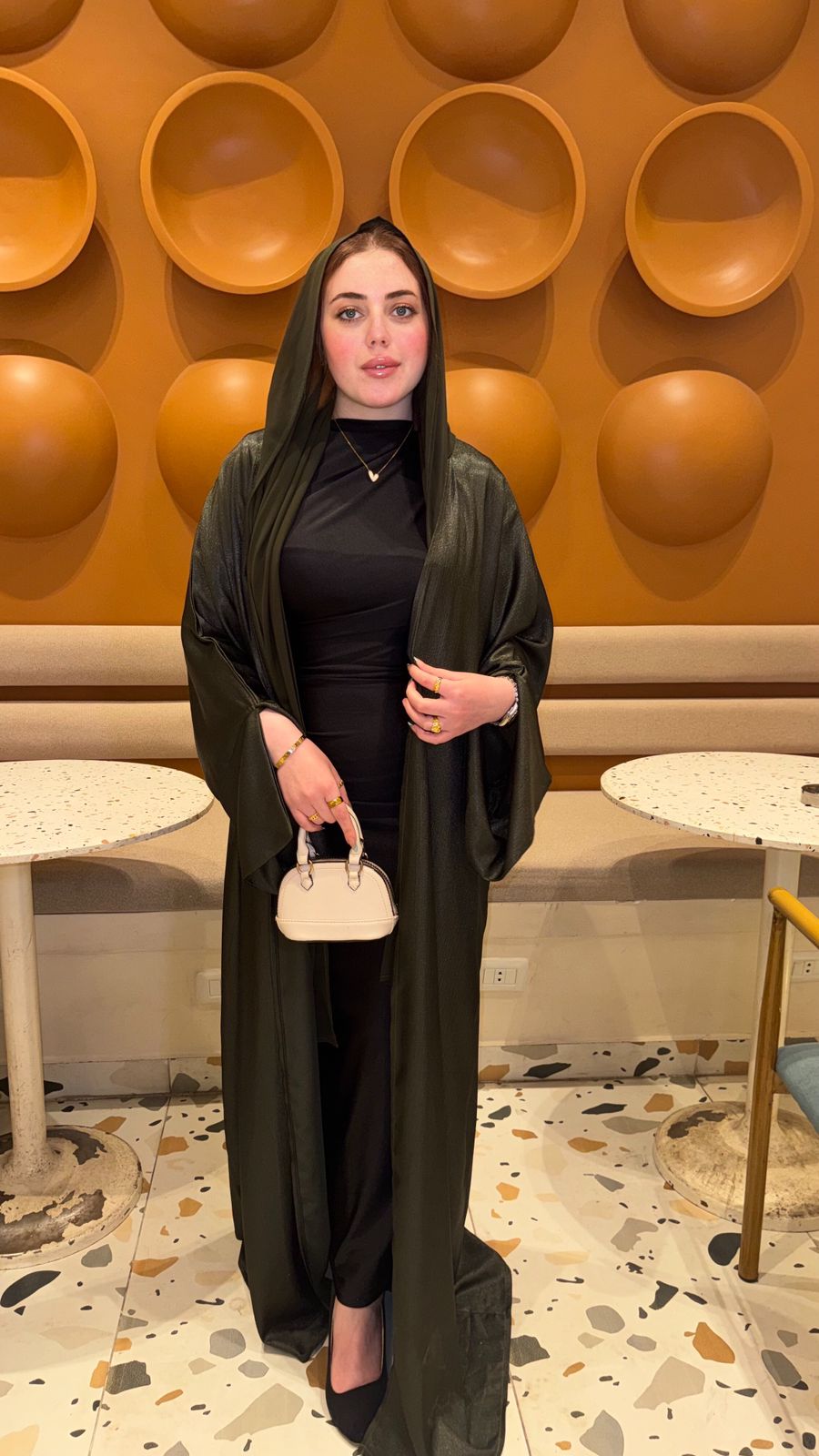 Olive _ Luxury Silk Kaftan