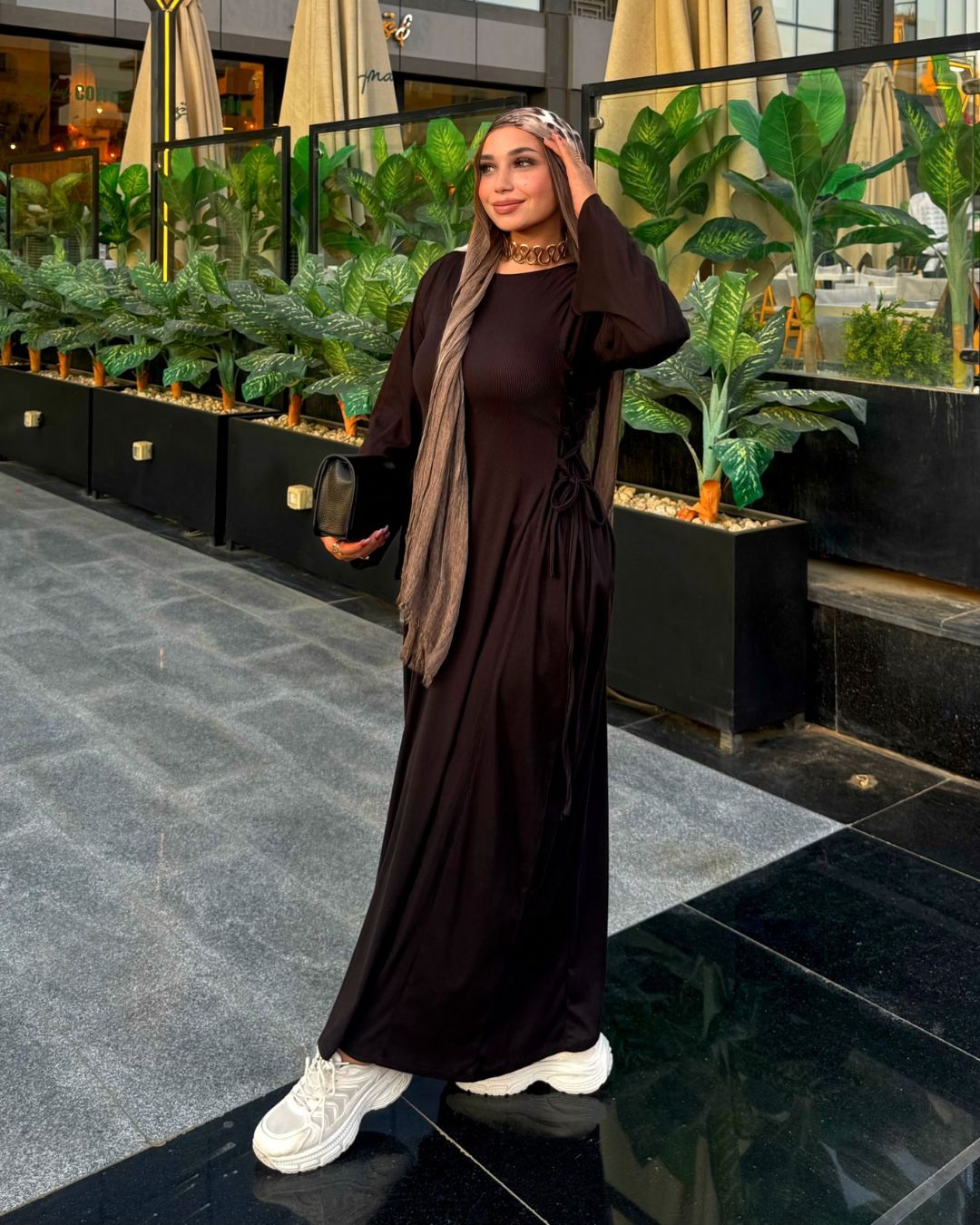 Ribbed Lycra dress