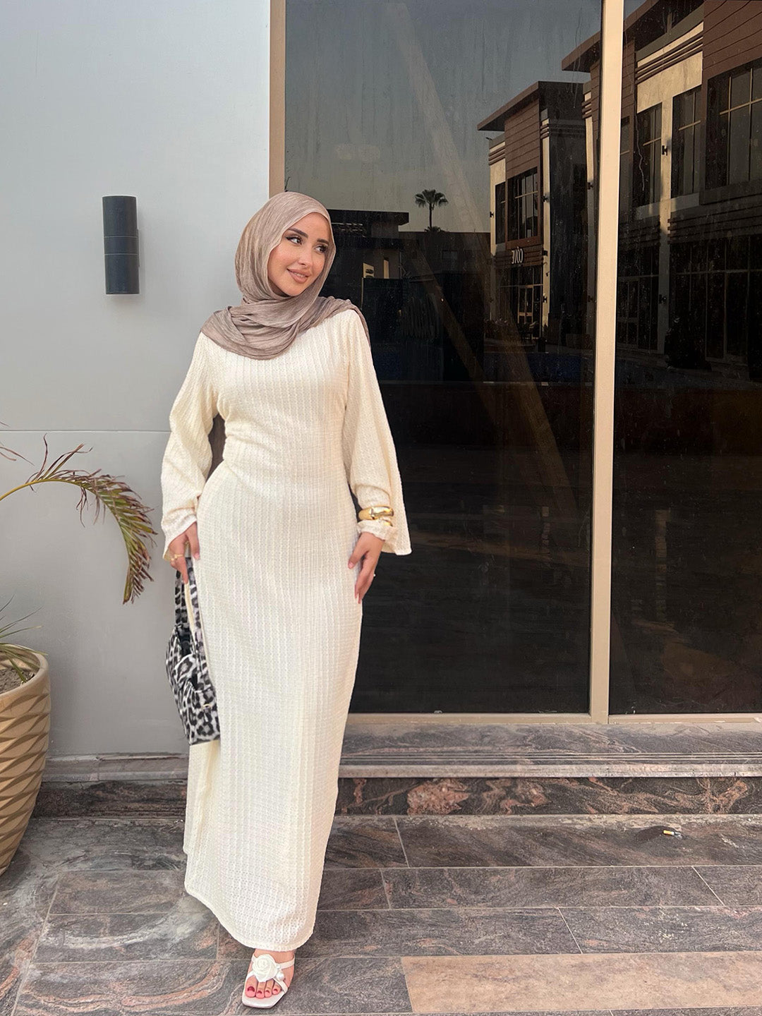 Summer Beach Dress- Soft Cream