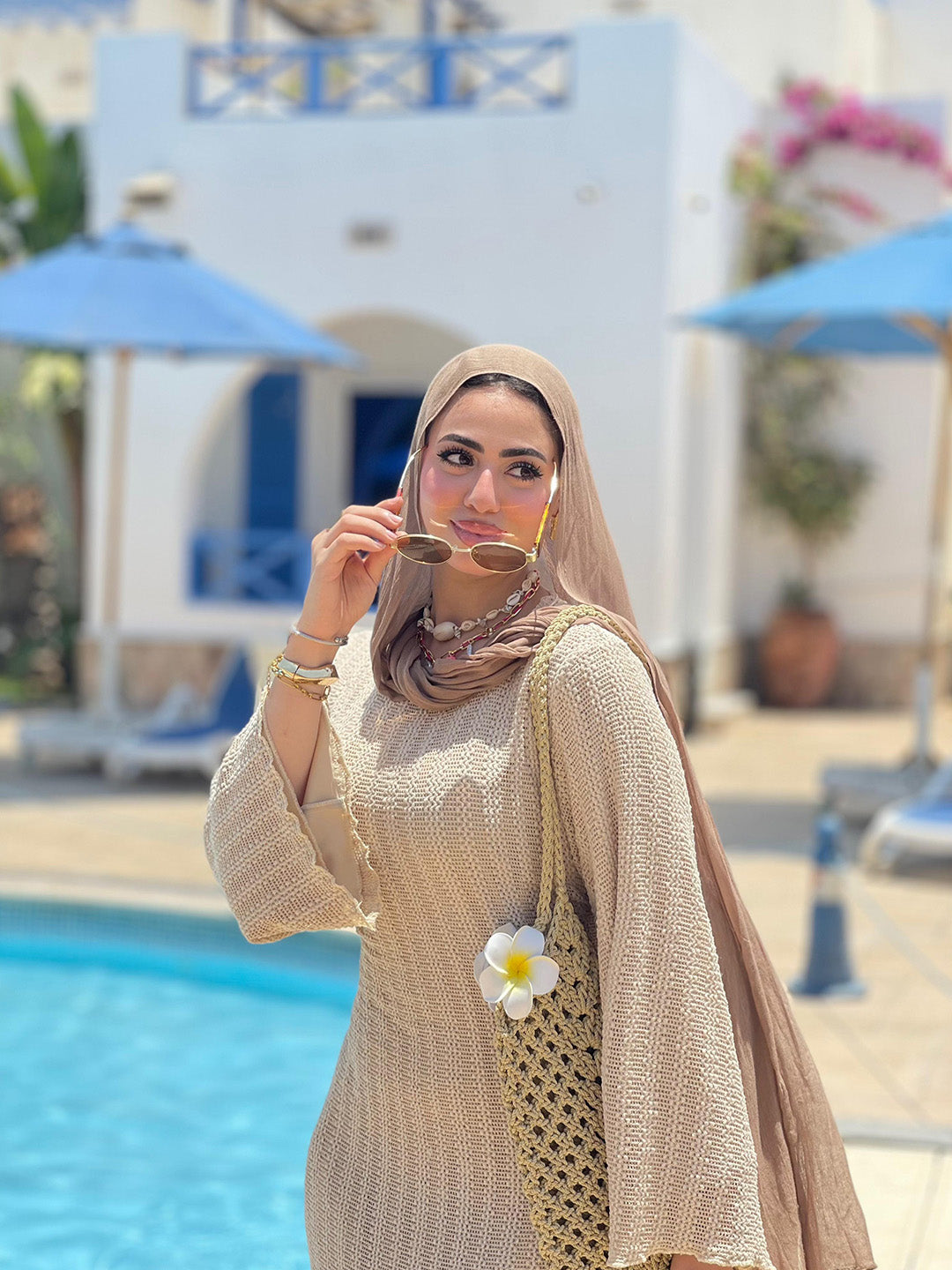 Georgette Beach Dress – Airy & Chic