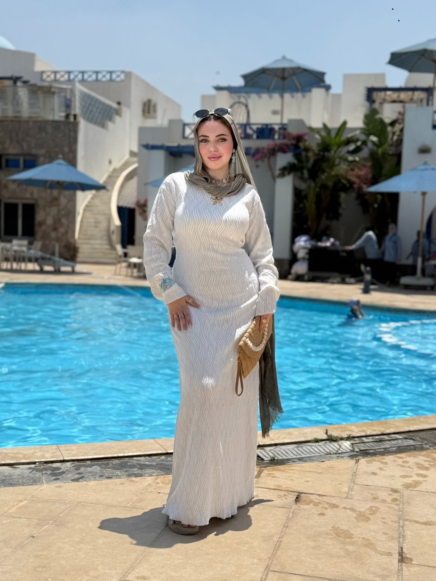 Guipure Beach Dress - Off White