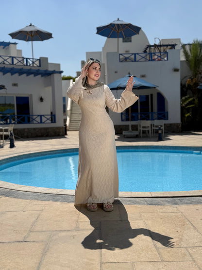 Guipure Beach Dress
