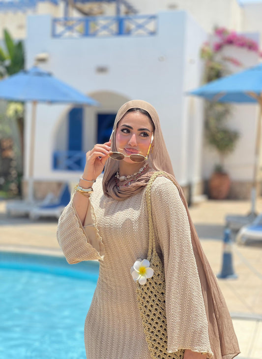 Georgette beach dress – airy & chic
