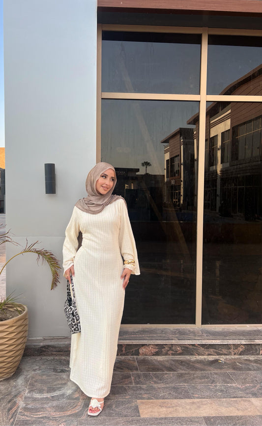 Summer Beach Dress- soft cream