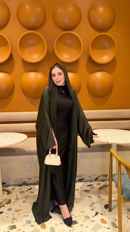 Olive _ Luxury Silk Kaftan