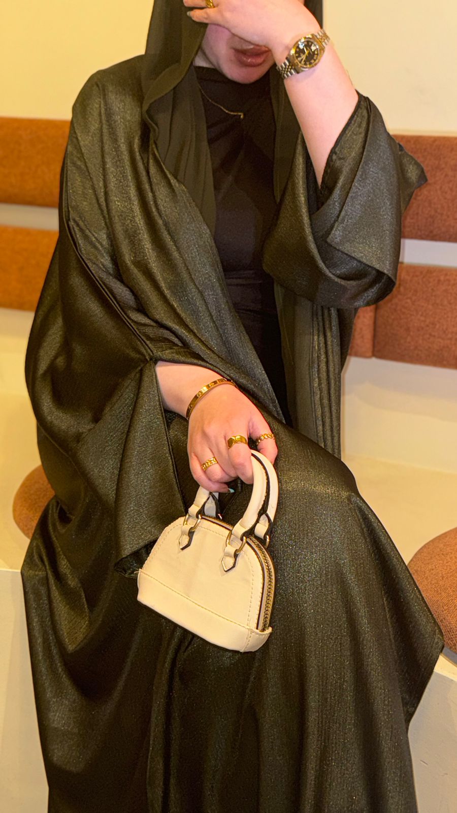 Olive _ Luxury Silk Kaftan