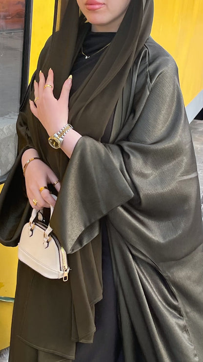Olive _ Luxury Silk Kaftan