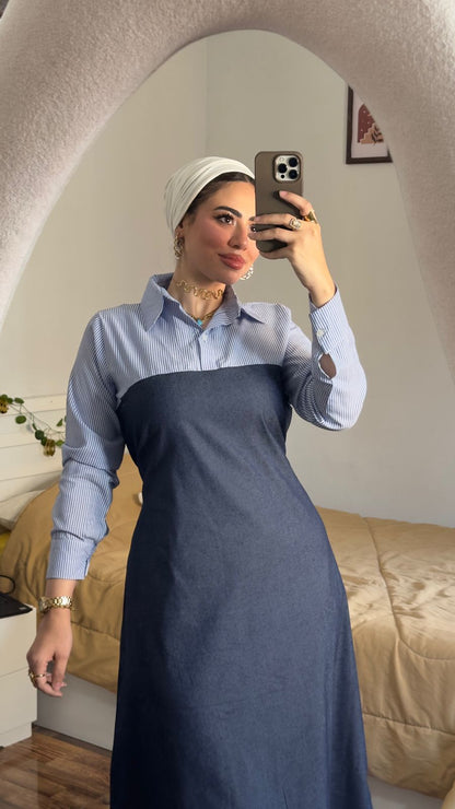 Denim dress