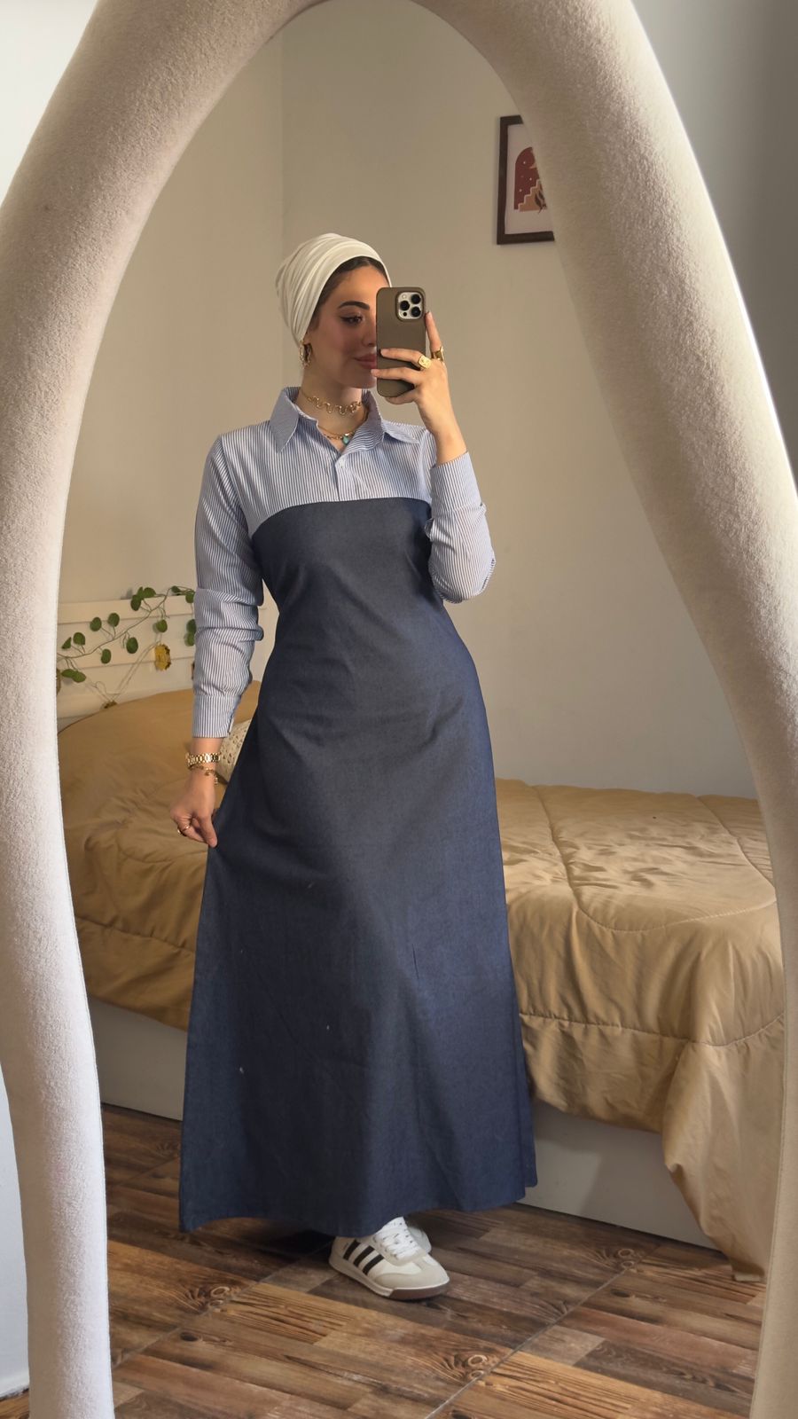 Denim dress