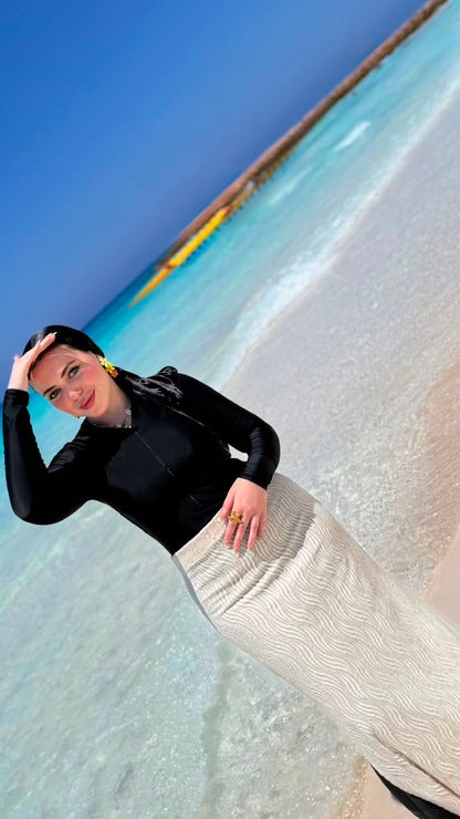 Guipure Cover-Up Skirt