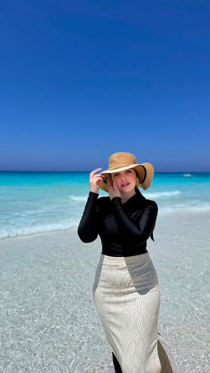 Guipure Cover-Up Skirt